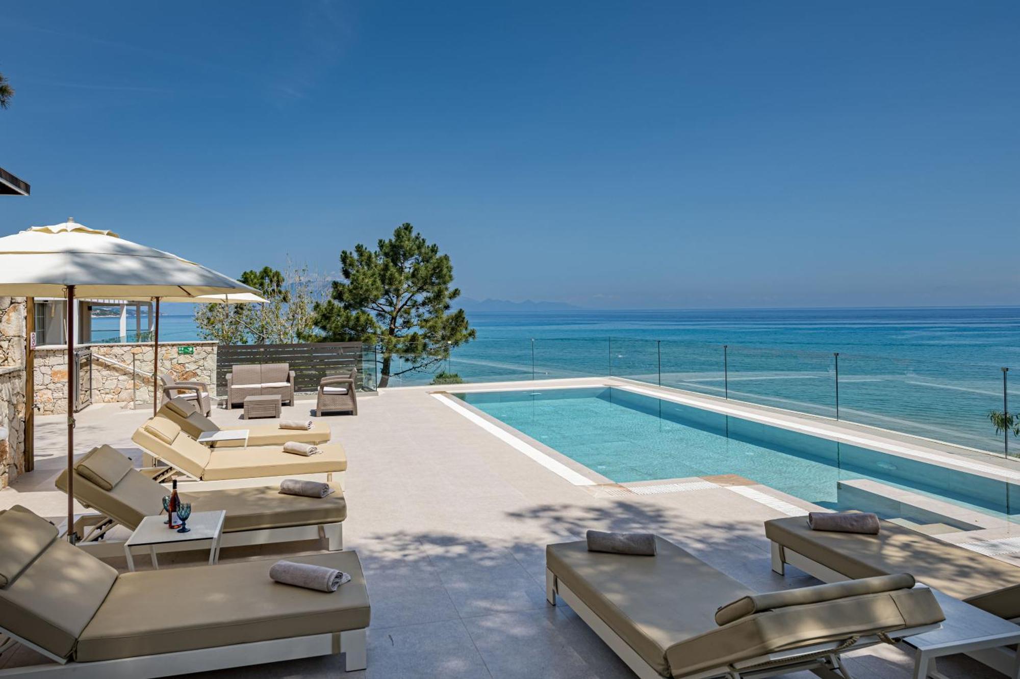 Addimare Sea View Villa, And Events Venue อาลีเกส ภายนอก รูปภาพ